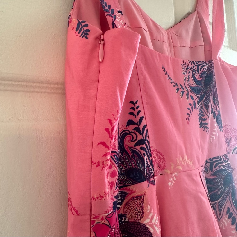 LOFT Pink Floral Mini Dress - Picture 6 of 12